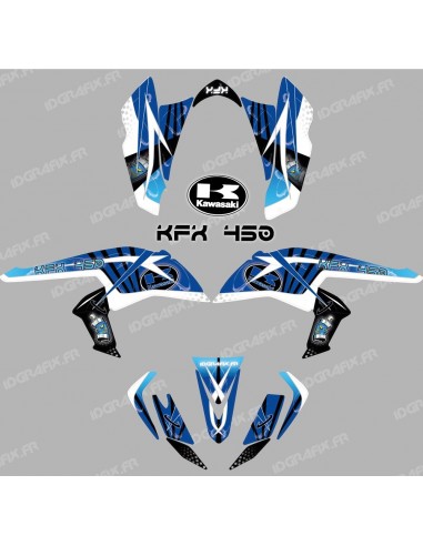 Kit décoration Space Bleu - IDgrafix - Kawasaki KFX 450R