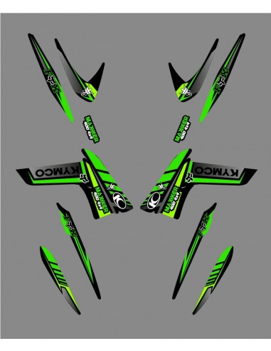 Kit Deco Fox Edition (Green) - Kymco 400/450 Maxxer