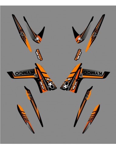 Kit Déco Fox Edition (Orange) - Kymco 400/450 Maxxer