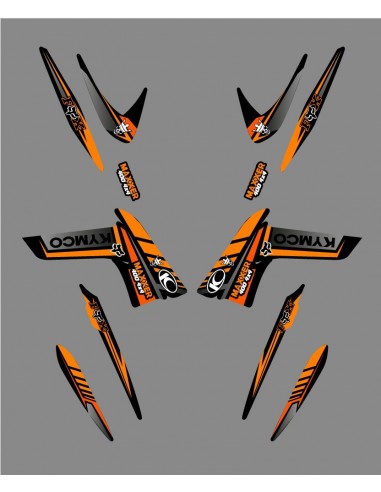 Kit Deco Fox Edition (Naranja) - Kymco 400/450 Maxxer