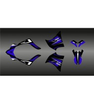 Kit deco 100% Custom Akrapovic (blue) for Yamaha 660 XT (2000-2007)