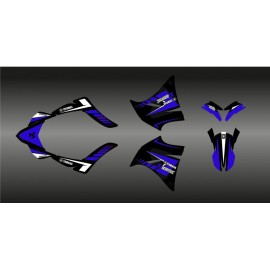Kit deco 100% Custom Akrapovic (blue) for Yamaha 660 XT (2000-2007) - IDgrafix