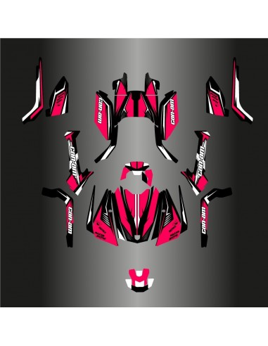 Kit décoration Wasp Full Edition (Rose) - IDgrafix - Can Am Outlander G2