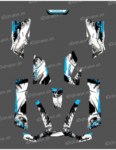 Kit Deco O Velocitat Blau - Kymco 550 / 700 MXU -idgrafix