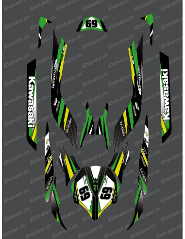 Kit de decoració Fàbrica Edició (Verd) per a Kawasaki Ultra 250/260/300/310R -idgrafix