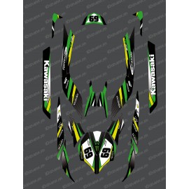 Kit de decoración de la Fábrica de Edición (Verde) para Kawasaki Ultra 250/260/300/310R -idgrafix