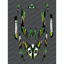 Kit decoration Factory Edition (Green) for Kawasaki Ultra 250/260/300/310R - IDgrafix
