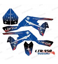 Kit décoration Weapon Bleu - IDgrafix - Suzuki LTR 450
