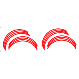 Sticker Stripe Wheel MT07/MT09 (Red) - IDgrafix