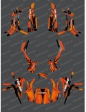 Kit décoration Full Whip (Orange) - IDgrafix - Can Am série L Outlander