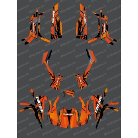 Kit décoration Full Whip (Orange) - IDgrafix - Can Am série L Outlander-idgrafix