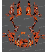 Kit Luce della decorazione a Pennello (Rosso) - IDgrafix - Can Am serie Outlander