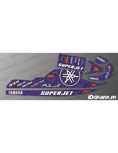 Kit decorazione 100% personalizzato Rossi replica per Yamaha Superjet 700
