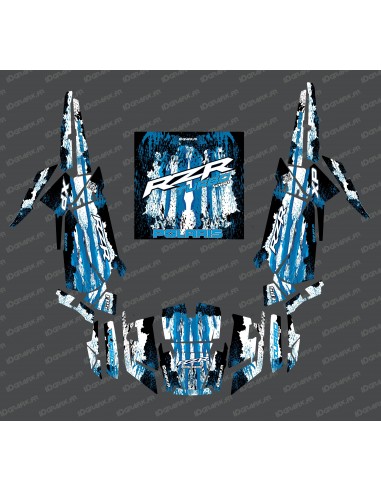 Kit décoration Drop Edition (Bleu)- IDgrafix - Polaris RZR 1000 Turbo