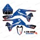 Kit dekor Weapon Blau/Weiß - IDgrafix - Suzuki LTR 450