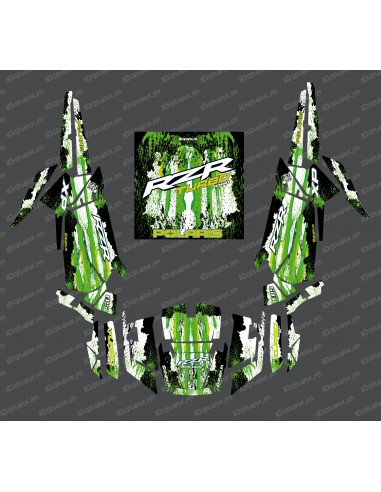 Kit de decoración Drop Edition (verde) - IDgrafix - Polaris RZR 1000 Turbo