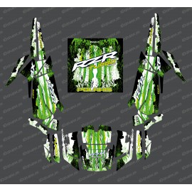 Kit de decoración de la Caída de Edición (verde)- IDgrafix - Polaris RZR 1000 Turbo