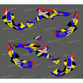 Kit decoration Factory 2018 Full (Blue/Yellow)- IDgrafix - Can Am Renegade - IDgrafix