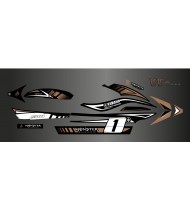 Kit deco 100% personalizzato Mostro Marrone - Yamaha FX (1 ° generazione)