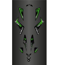 Kit-Deco-Custom Monster (Grün) - Kymco Maxxer 250