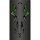 Kit-Deco-Custom Monster (Grün) - Kymco Maxxer 250 -idgrafix