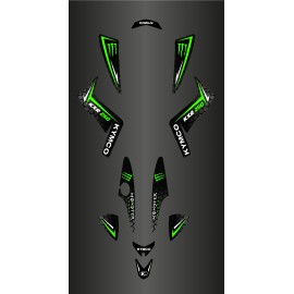 Kit Deco Custom Monster (Green) - Kymco 250 Maxxer - IDgrafix