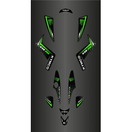 Kit-Deco-Custom Monster (Grün) - Kymco Maxxer 250