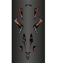 Kit-Deco-Custom Monster (Orange) - Kymco Maxxer 250
