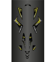 Kit-Deco-Custom Monster (Gelb) - Kymco Maxxer 250