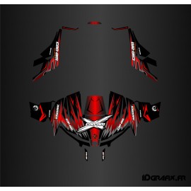 Kit dekor-Ultimate-SCHWARZ/Rot - Idgrafix - Can Am Maverick 1000 -idgrafix