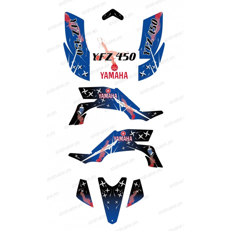 Kit de decoració Arma Blau - IDgrafix - Yamaha YFZ 450
