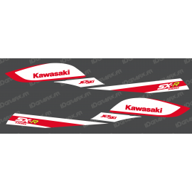 Kit décoration Réplica Factory (Rouge/Blanc) pour Kawasaki SXR 800-idgrafix