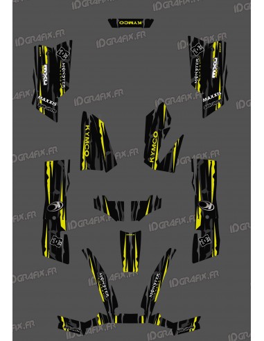 Kit Déco Perso Monster Edition Jaune Lime - Kymco 550 / 700 MXU