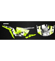 Kit dekor MonsterRace Grün / Weiß - IDgrafix - Polaris RZR 1000