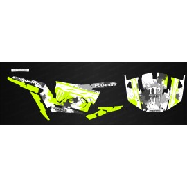 Kit decoration MonsterRace Green / White - IDgrafix - Polaris RZR 1000
