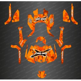 Kit dekor Digital Camo Full Edition Orange - IDgrafix - Can-Am Outlander G2 -idgrafix