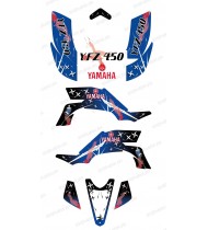 Kit de decoració Arma Blau/Blanc - IDgrafix - Yamaha YFZ 450