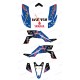 Kit de decoració Arma Blau/Blanc - IDgrafix - Yamaha YFZ 450