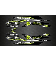 Kit decoration CAMO Rockstar Edition Yellow Lime for Seadoo GTX (until 2017)