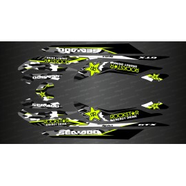 Kit decoració D Rockstar Edició Groc Llima per Seadoo GTX (fins al 2017) -idgrafix