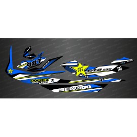 Kit decoration Rockstar Edition Blue for Seadoo GTR 230 - IDgrafix