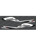 Kit de decoración de Réplica de Fábrica (Negro/Blanco) para la Kawasaki 800 SXR