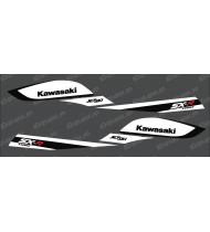 Kit decorazione Replica di Fabbrica (Nero/Bianco) per Kawasaki SXR 800