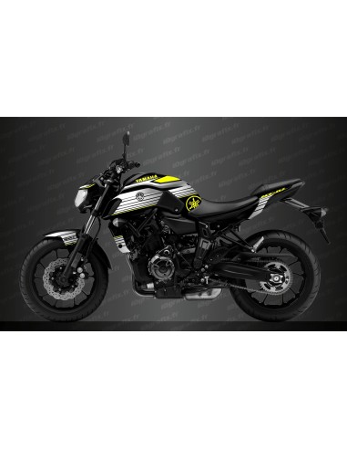 Kit de decoración de Carreras Amarillo - IDgrafix - Yamaha MT-07 (después de 2018)