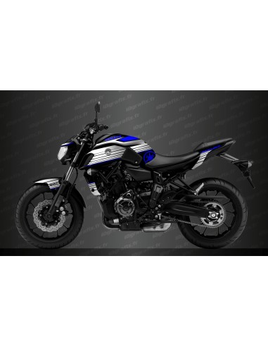 Kit decoration Racing Blue - IDgrafix - Yamaha MT-07 (after 2018)