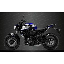 Kit dekor Racing-Blau - IDgrafix - Yamaha MT-07 (nach 2018) -idgrafix