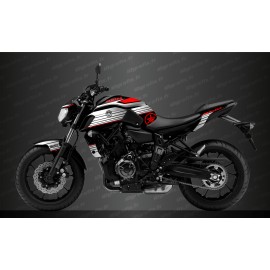 Kit decoration Racing Red - IDgrafix - Yamaha MT-07 (after 2018) - IDgrafix