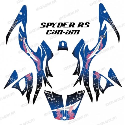 Kit décoration Weapon Bleu - IDgrafix - Can Am Spyder RS