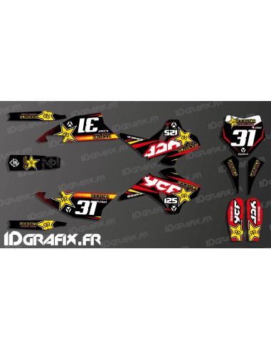 Kit de decoración 100% Personalizado Rockstar - YCF 125 (2016-2021)