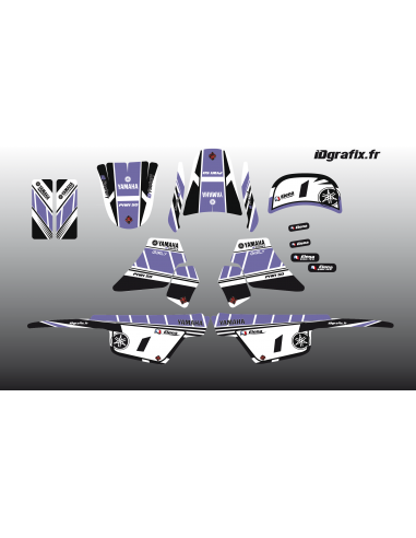 Kit décoration Violet Girly Full - IDgrafix - Yamaha 50 Piwi